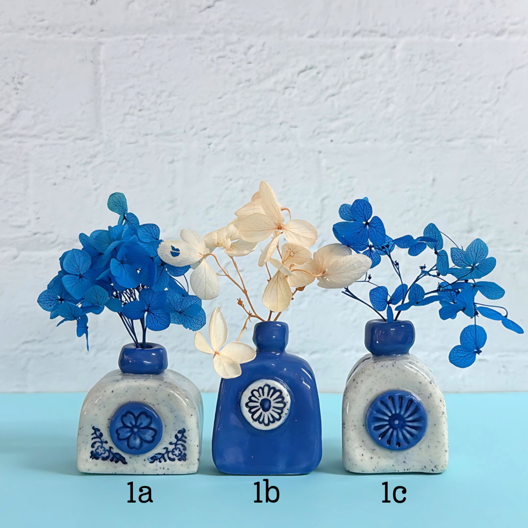 BOTANICA CERAMICA : Hello Little VASES : Choose your style : Handmade Ceramic VASES by Jo Kealley