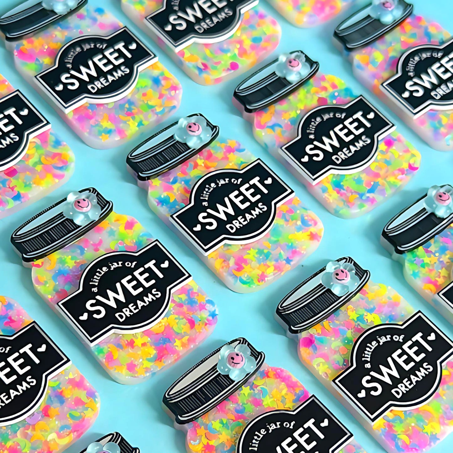 *SPECIAL EDITION* A LITTLE JAR OF : SWEET DREAMS : Handmade Resin & Acrylic BROOCH