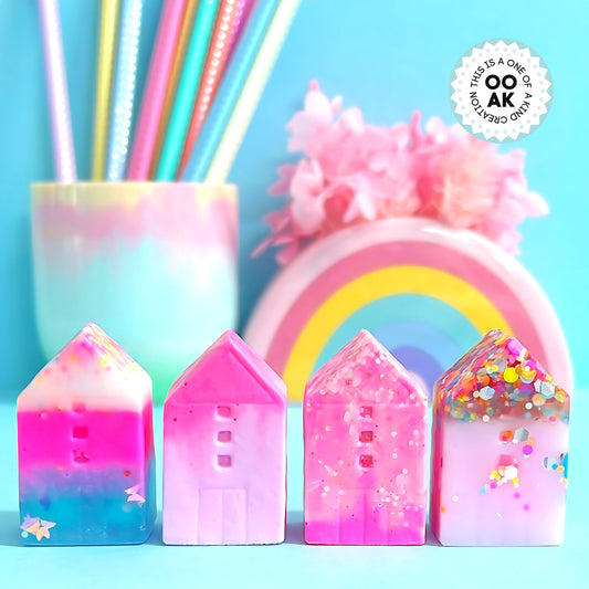 Hello Little HOME : Choose your Home : Cast Resin Mini HOME Sculptures