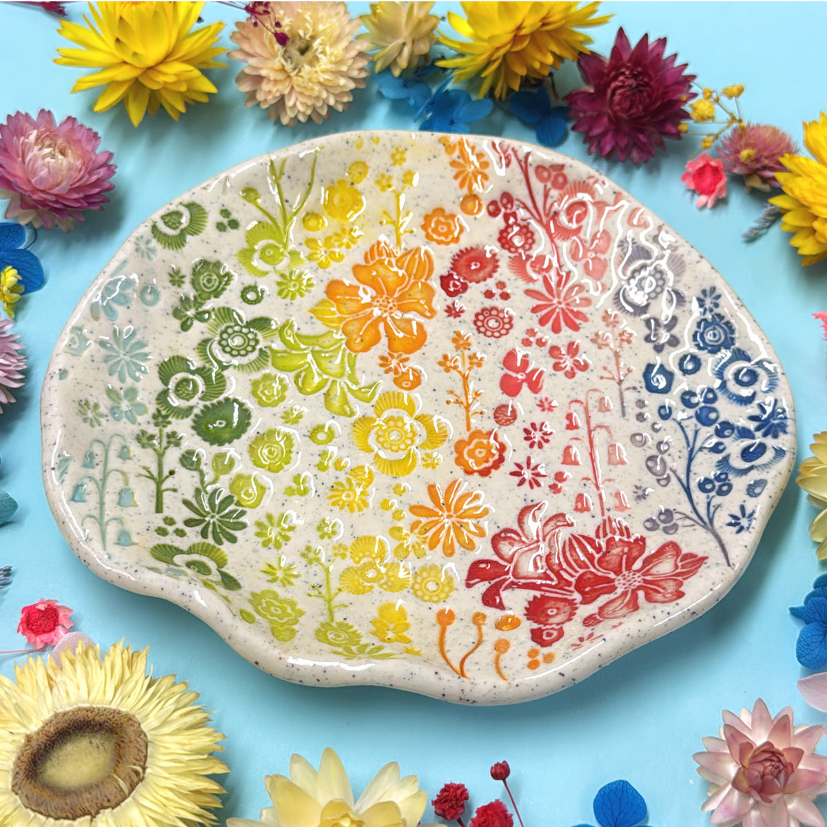 Large oval dish/bowl ~ BOTANICA CERAMICA Treats & Tapas Collection Handmade Ceramic by Jo Kealley