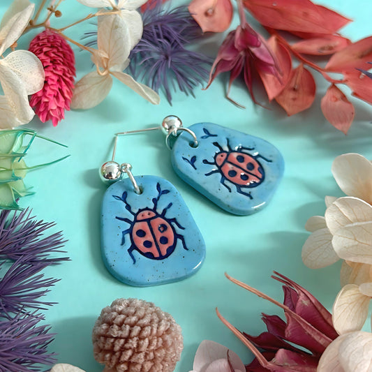 One of a kind : BOTANICA CERAMICA : Ceramic Earrings by Jo Kealley
