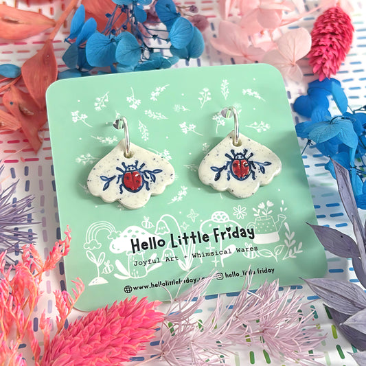 BOTANICA CERAMICA : PETITE : Ceramic Earrings by Jo Kealley