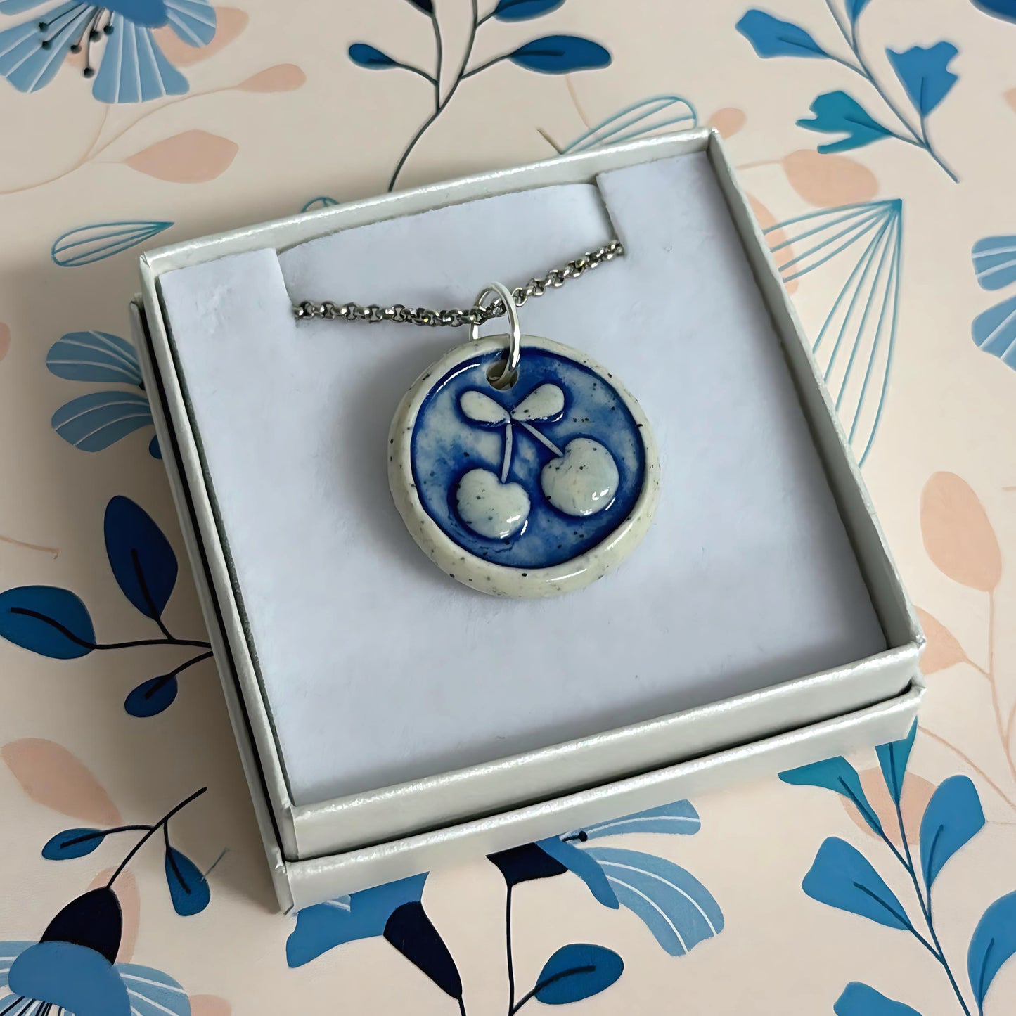 Hello Little Delft CHARMS : Choose your design : Handmade Ceramic Home Pendants by Jo Kealley
