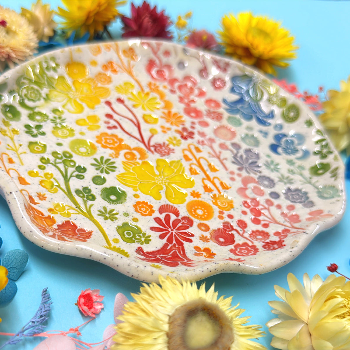 Large oval dish/bowl ~ BOTANICA CERAMICA Treats & Tapas Collection Handmade Ceramic by Jo Kealley