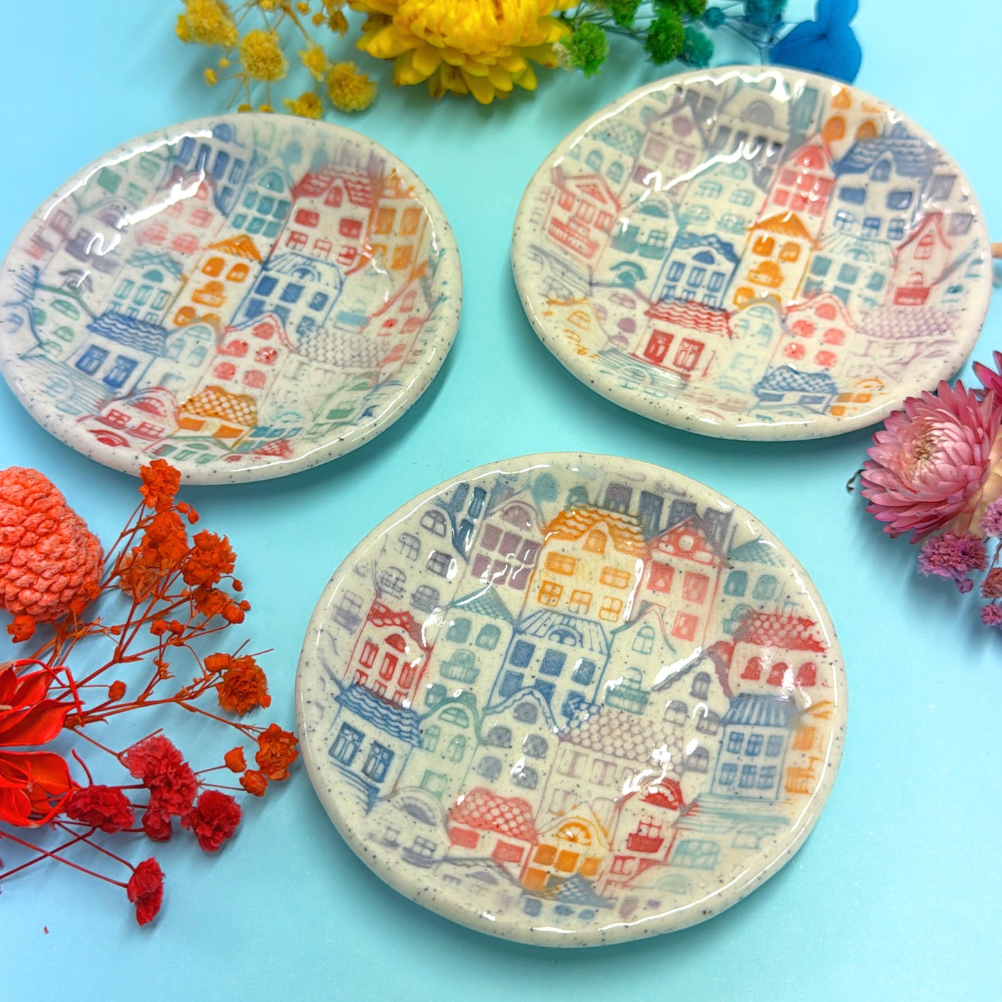 MY RAINBOW HOME ~ Small Dish : Handmade Ceramic Treats & Tapas Dishes by Jo Kealley