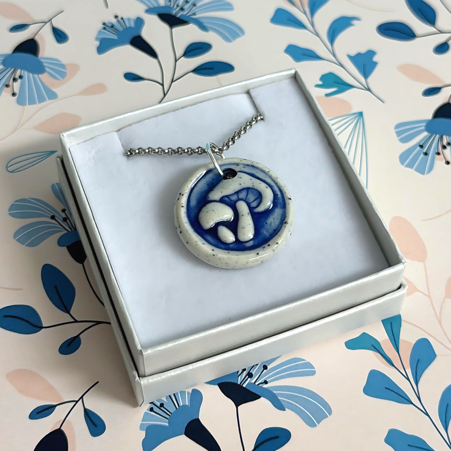 Hello Little Delft CHARMS : Choose your design : Handmade Ceramic Home Pendants by Jo Kealley