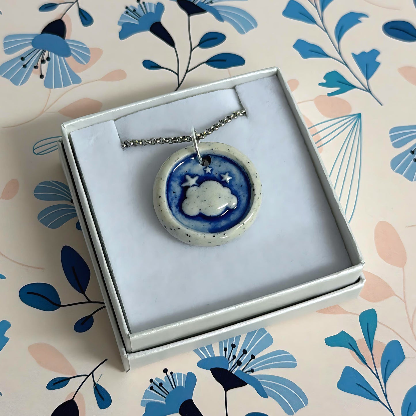 Hello Little Delft CHARMS : Choose your design : Handmade Ceramic Home Pendants by Jo Kealley