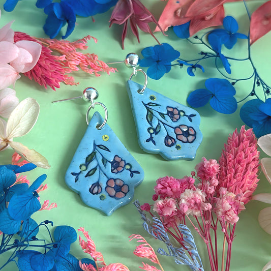 One of a kind : BOTANICA CERAMICA : Ceramic Earrings by Jo Kealley