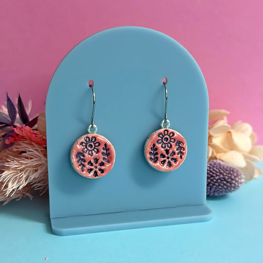 BOTANICA CERAMICA : Bouquet : PETITE : Ceramic Earrings by Jo Kealley