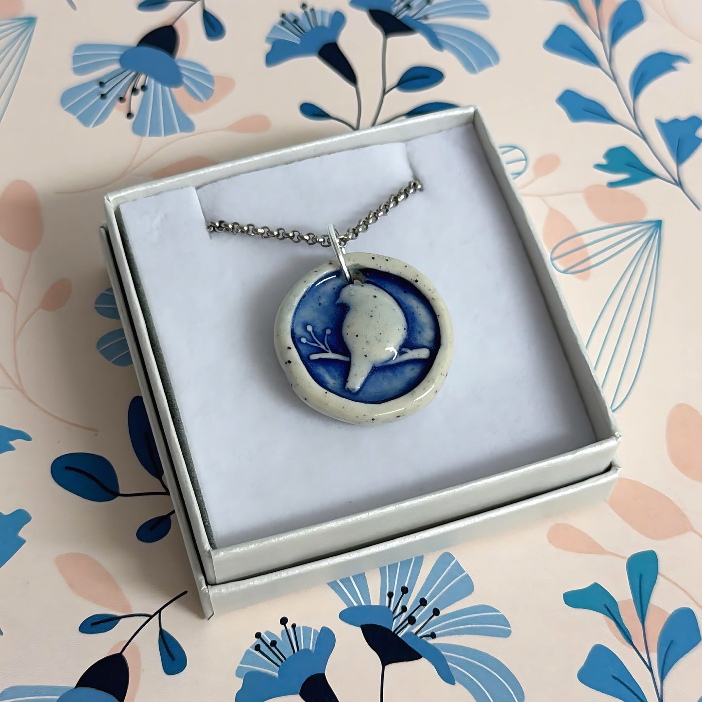 Hello Little Delft CHARMS : Choose your design : Handmade Ceramic Home Pendants by Jo Kealley