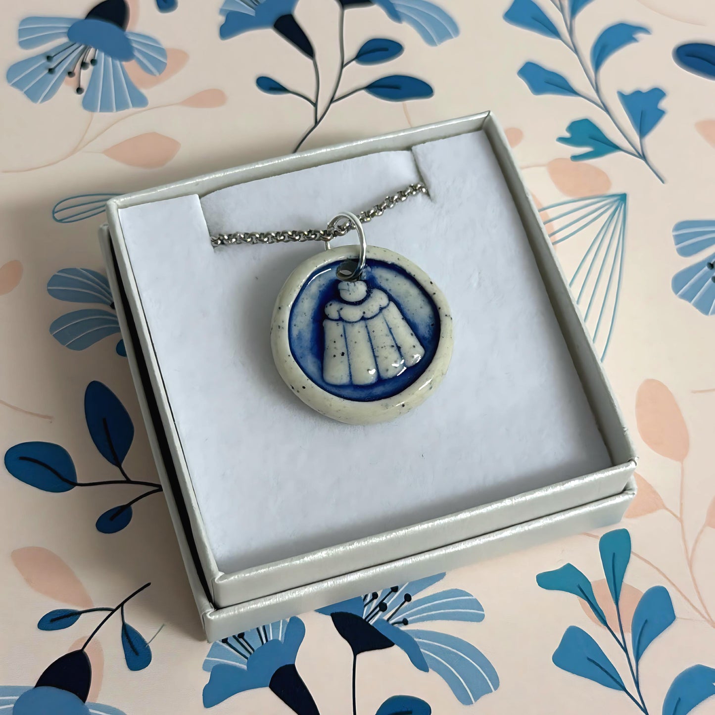 Hello Little Delft CHARMS : Choose your design : Handmade Ceramic Home Pendants by Jo Kealley