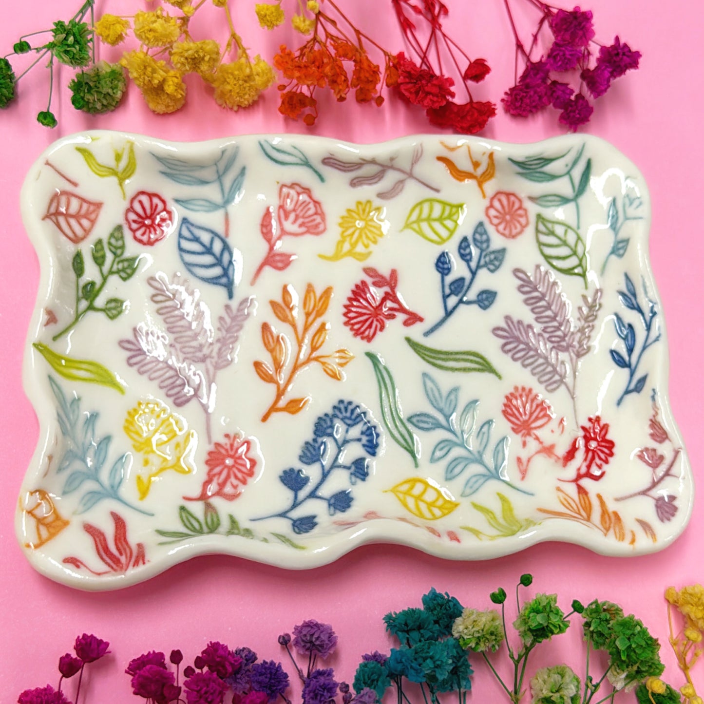 BOTANICA CERAMICA ~ Little Dish : Handmade Porcelain Trinket Dish by Jo Kealley
