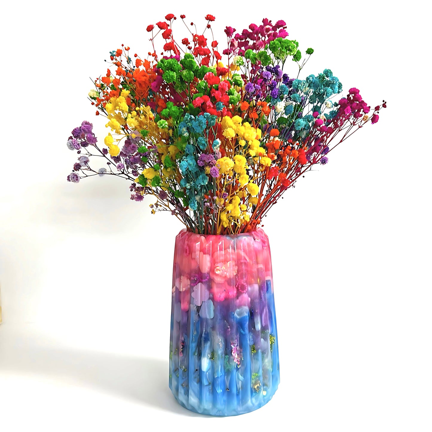 CLOUDLANDS : One of a kind LARGE Vase : Handmade Resin Vase