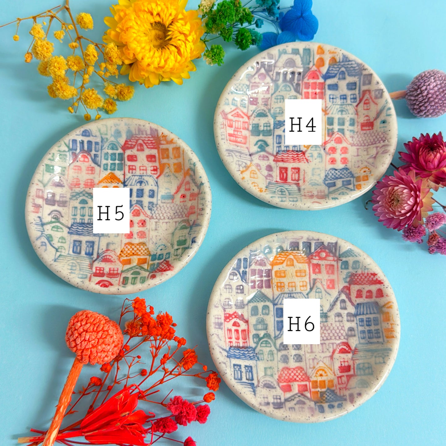 MY RAINBOW HOME ~ Small Dish : Handmade Ceramic Treats & Tapas Dishes by Jo Kealley