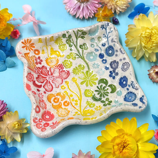 Square dish ~ BOTANICA CERAMICA Treats & Tapas Collection Handmade Ceramic by Jo Kealley