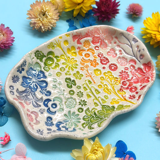 Medium oval dish/bowl ~ BOTANICA CERAMICA Treats & Tapas Collection Handmade Ceramic by Jo Kealley