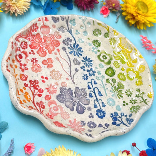Large oval dish/bowl ~ BOTANICA CERAMICA Treats & Tapas Collection Handmade Ceramic by Jo Kealley