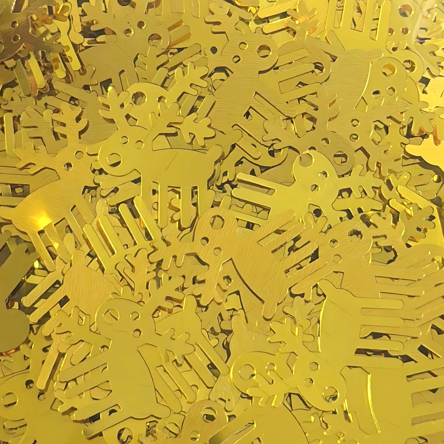 RUDOLPH GLITTER SPRINKLES - large 20mm x 25mm pieces Colour-shift & Holographic Glitter : choose your colour : Destash item