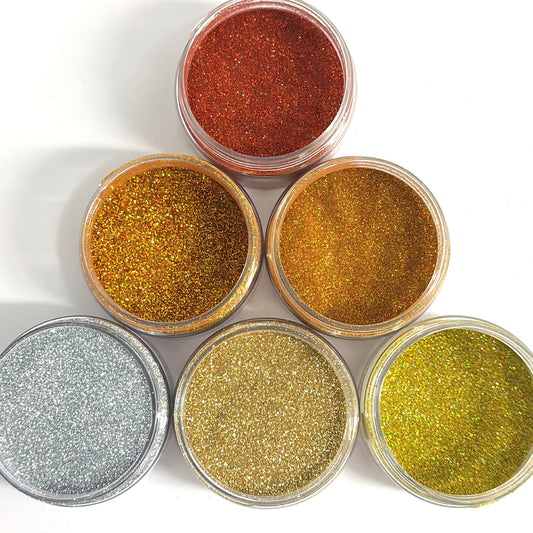 Ultra fine Metallic Holographic Glitter : choose your colour : large black jar : Destash item