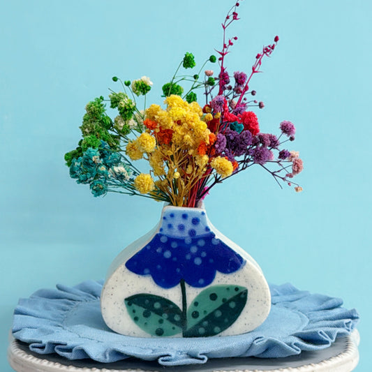 Prototype : HANDPAINTED FLORALS : Handmade Ceramic Vases by Jo Kealley