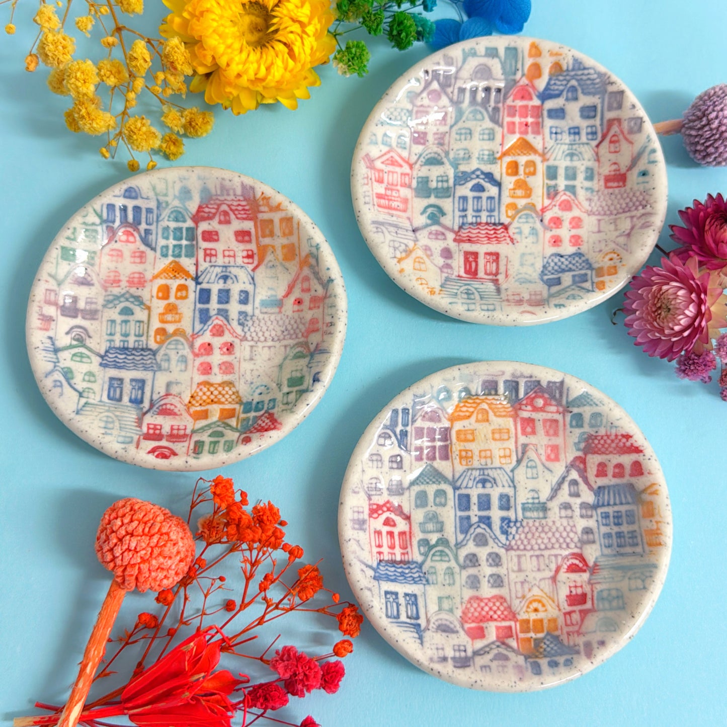 MY RAINBOW HOME ~ Small Dish : Handmade Ceramic Treats & Tapas Dishes by Jo Kealley