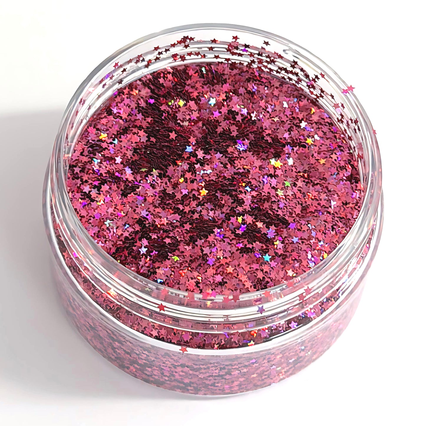 TINY STARS : Colour-shift Holographic Glitter : choose your colour : medium white jar : Destash item