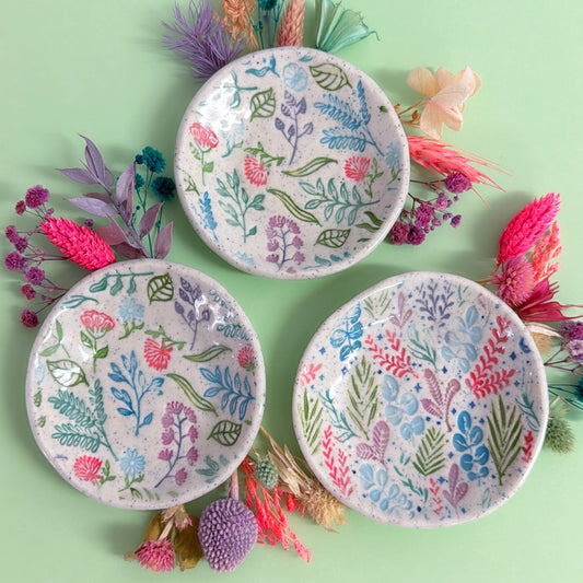 BOTANICA CERAMICA ~ Little Dish : Choose your design : Handmade Ceramic Treats & Tapas Dishes by Jo Kealley