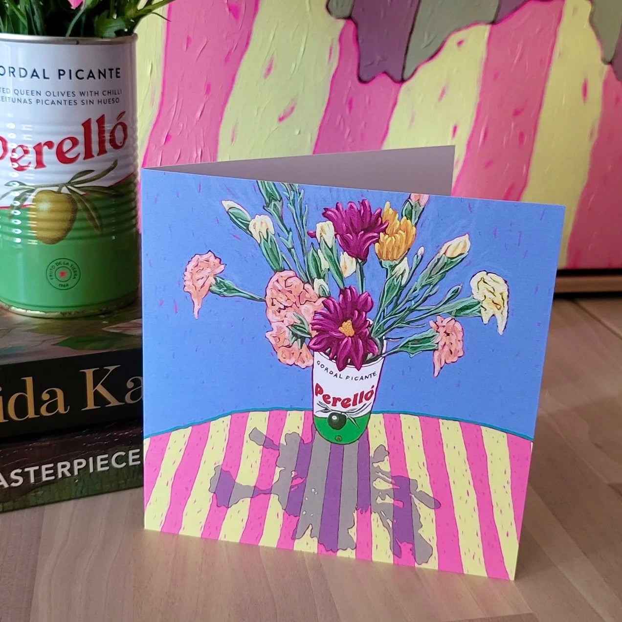 GREETING CARD - 'Perello Still Life' by Di Nowinski Art