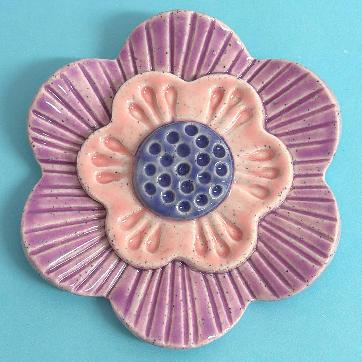 Lilac Lavender & Purple 💜 WALLFLOWERS Wall Art : Choose your design : Handmade Ceramic Ornaments by Jo Kealley