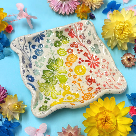 Square dish ~ BOTANICA CERAMICA Treats & Tapas Collection Handmade Ceramic by Jo Kealley
