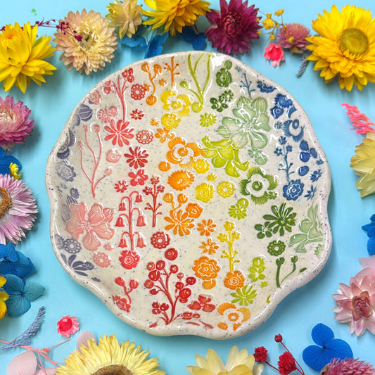 Large oval dish/bowl ~ BOTANICA CERAMICA Treats & Tapas Collection Handmade Ceramic by Jo Kealley