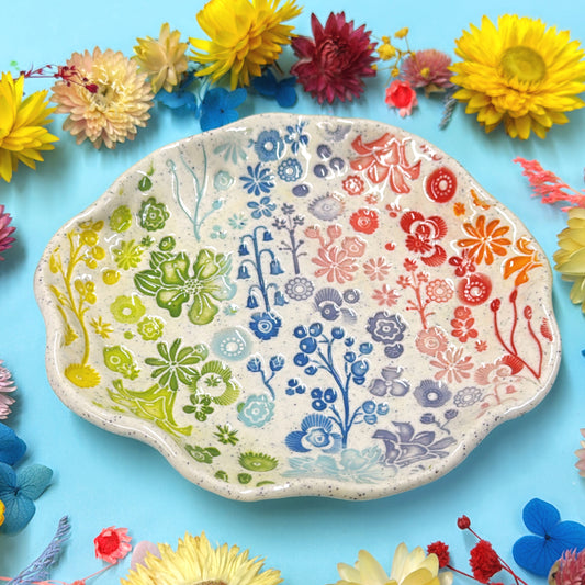 Large oval dish/bowl ~ BOTANICA CERAMICA Treats & Tapas Collection Handmade Ceramic by Jo Kealley