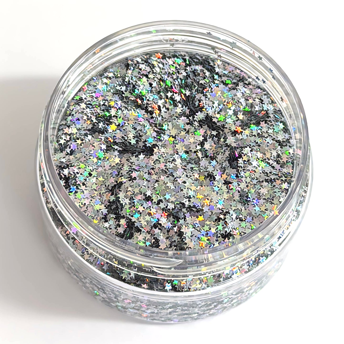 TINY STARS : Colour-shift Holographic Glitter : choose your colour : medium white jar : Destash item