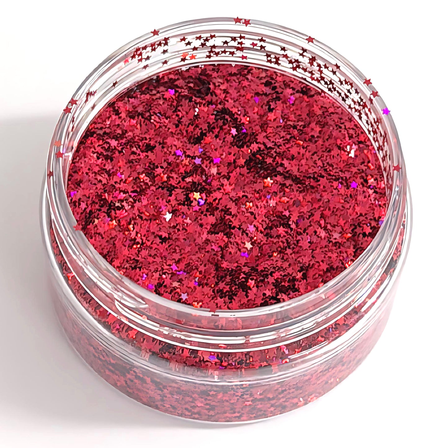 TINY STARS : Colour-shift Holographic Glitter : choose your colour : medium white jar : Destash item