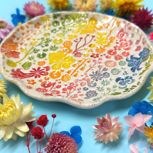 Large oval dish/bowl ~ BOTANICA CERAMICA Treats & Tapas Collection Handmade Ceramic by Jo Kealley