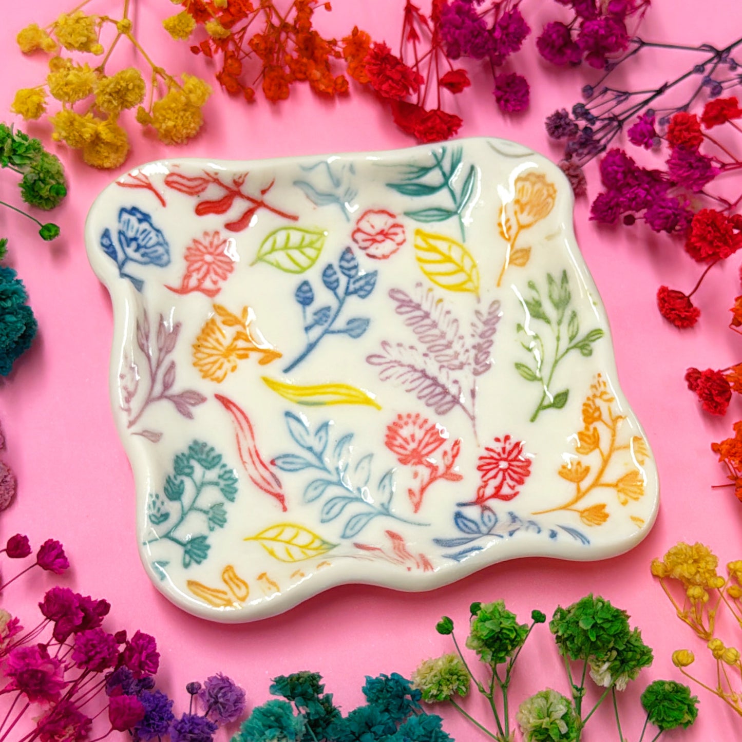 BOTANICA CERAMICA ~ Little Dish : Handmade Porcelain Trinket Dish by Jo Kealley