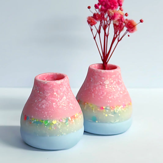 HELLO LITTLE VASE - Cast Resin bud vase