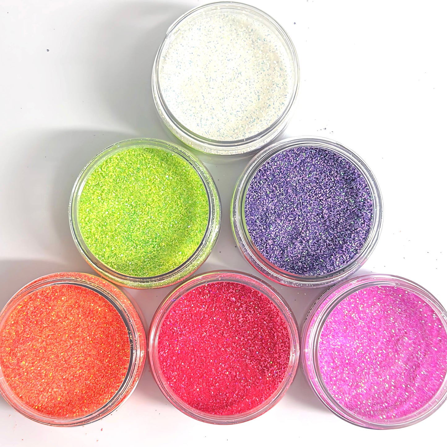 Ultra fine Fluro Holographic Glitter : choose your colour : large black jar : Destash item
