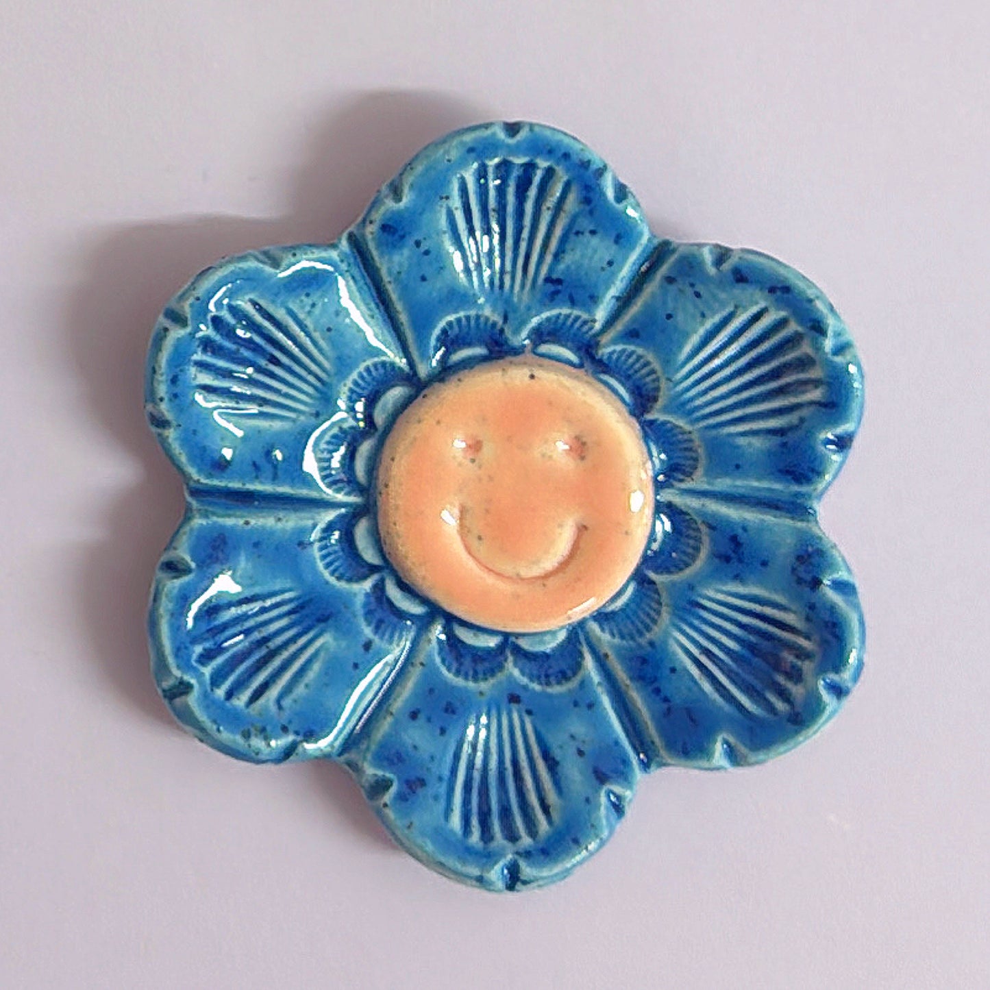 Pink 🩷 Purple 💜 & Blue 💙 WALLFLOWERS Wall Art : Choose your design : Handmade Ceramic Ornaments by Jo Kealley