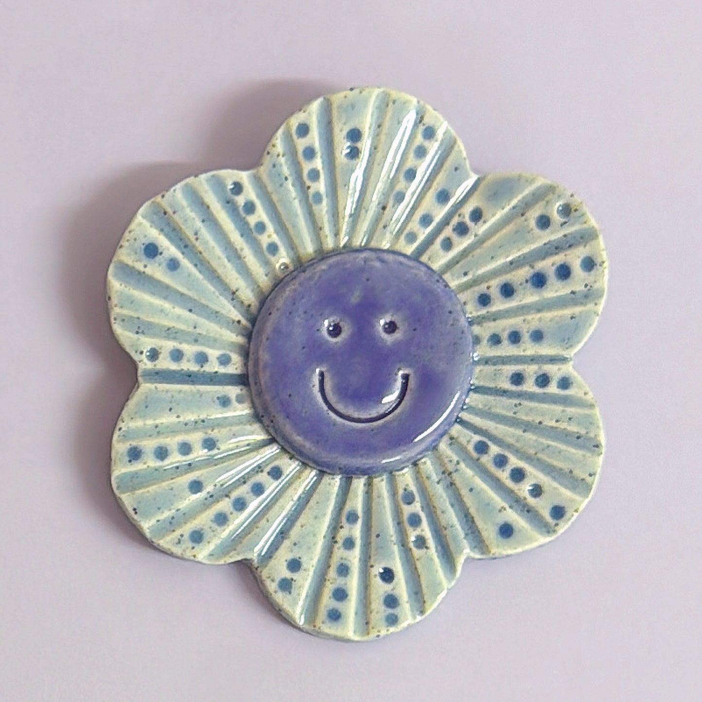 Pink 🩷 Purple 💜 & Blue 💙 WALLFLOWERS Wall Art : Choose your design : Handmade Ceramic Ornaments by Jo Kealley