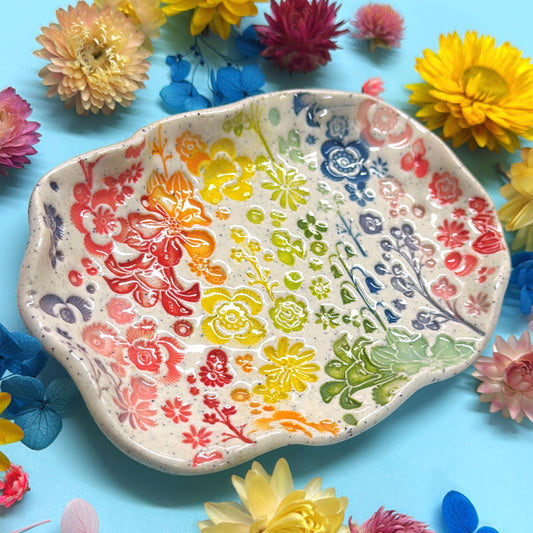 Medium oval dish/bowl ~ BOTANICA CERAMICA Treats & Tapas Collection Handmade Ceramic by Jo Kealley