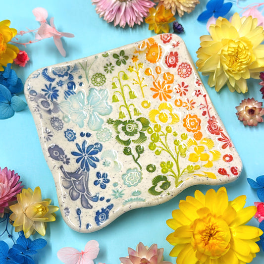 Square dish ~ BOTANICA CERAMICA Treats & Tapas Collection Handmade Ceramic by Jo Kealley