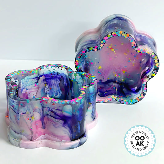 FAIRY FLOSS TRINKET Cast Resin Trinket bowl