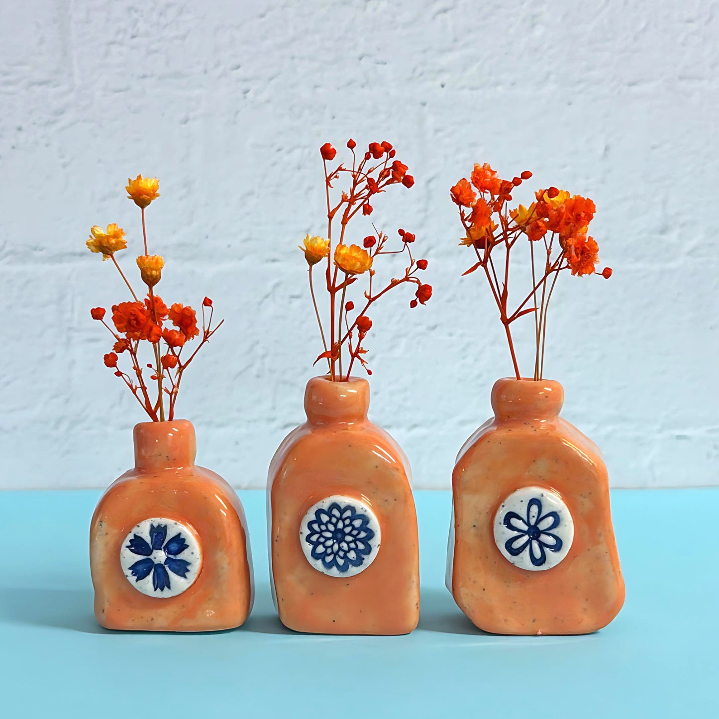 BOTANICA CERAMICA : Hello Little VASES : Choose your colour : Handmade Ceramic VASES by Jo Kealley