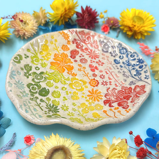 Large oval dish/bowl ~ BOTANICA CERAMICA Treats & Tapas Collection Handmade Ceramic by Jo Kealley