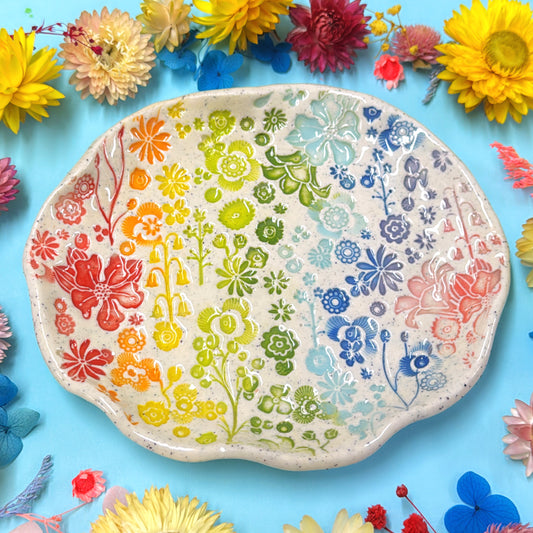 Large oval dish/bowl ~ BOTANICA CERAMICA Treats & Tapas Collection Handmade Ceramic by Jo Kealley