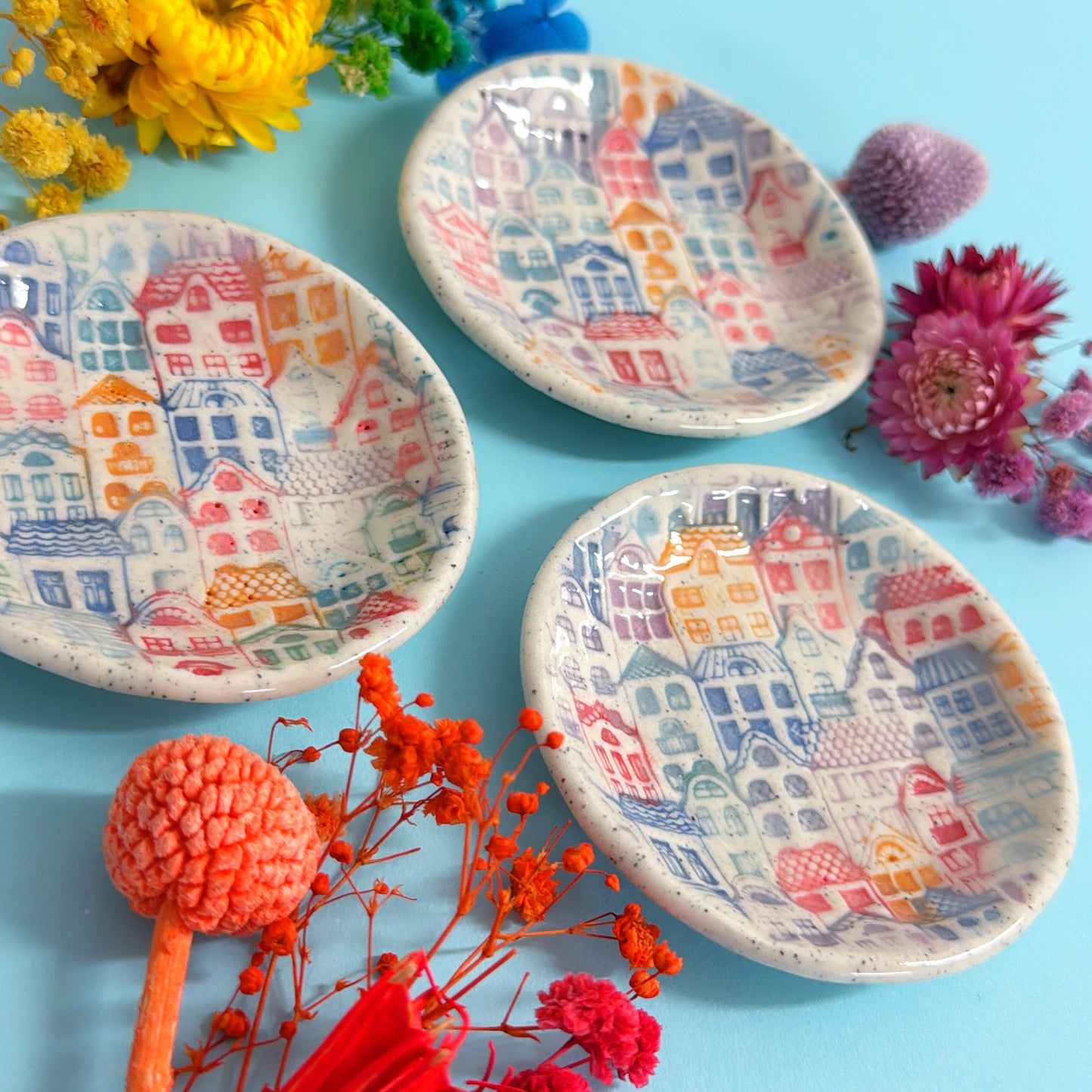 MY RAINBOW HOME ~ Small Dish : Handmade Ceramic Treats & Tapas Dishes by Jo Kealley