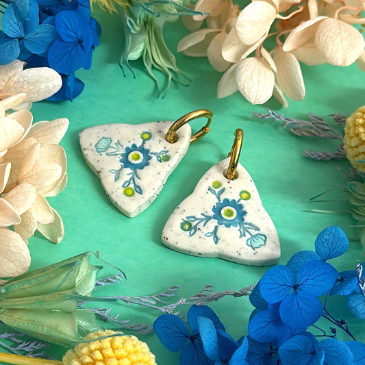 BOTANICA CERAMICA : Ceramic Earrings by Jo Kealley