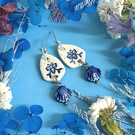 BOTANICA CERAMICA : PETITE : Ceramic Earrings by Jo Kealley