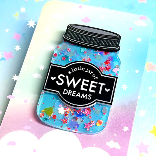 A LITTLE JAR OF SWEET DREAMS : Handmade Resin & Acrylic BROOCHn